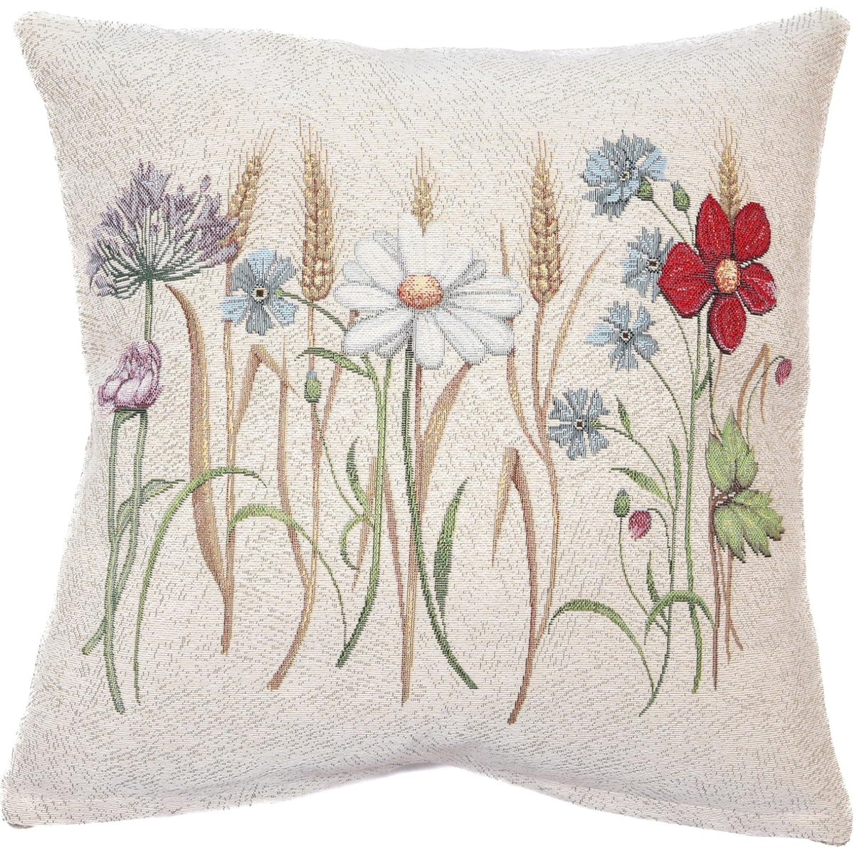 Copricuscino gobelin decorativo con motivo fantasia 45 x 45 cm