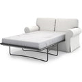 Rivestimento Sostitutivo in Cotone per Divano Letto Due Posti Compatibile con Modelli Ektorp Bianco 197 ¡Á 90 ¡Á 88 cm