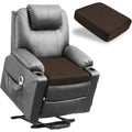 Cuscino Rialzato in Memory Foam con Rivestimento Lavabile per Poltrone Divani e Sedie Reclinabili Colore Caff¨¨
