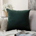 Federa Decorativa in Velluto 55 ¡Á 55 cm Verde Militare per Divano e Camera da Letto