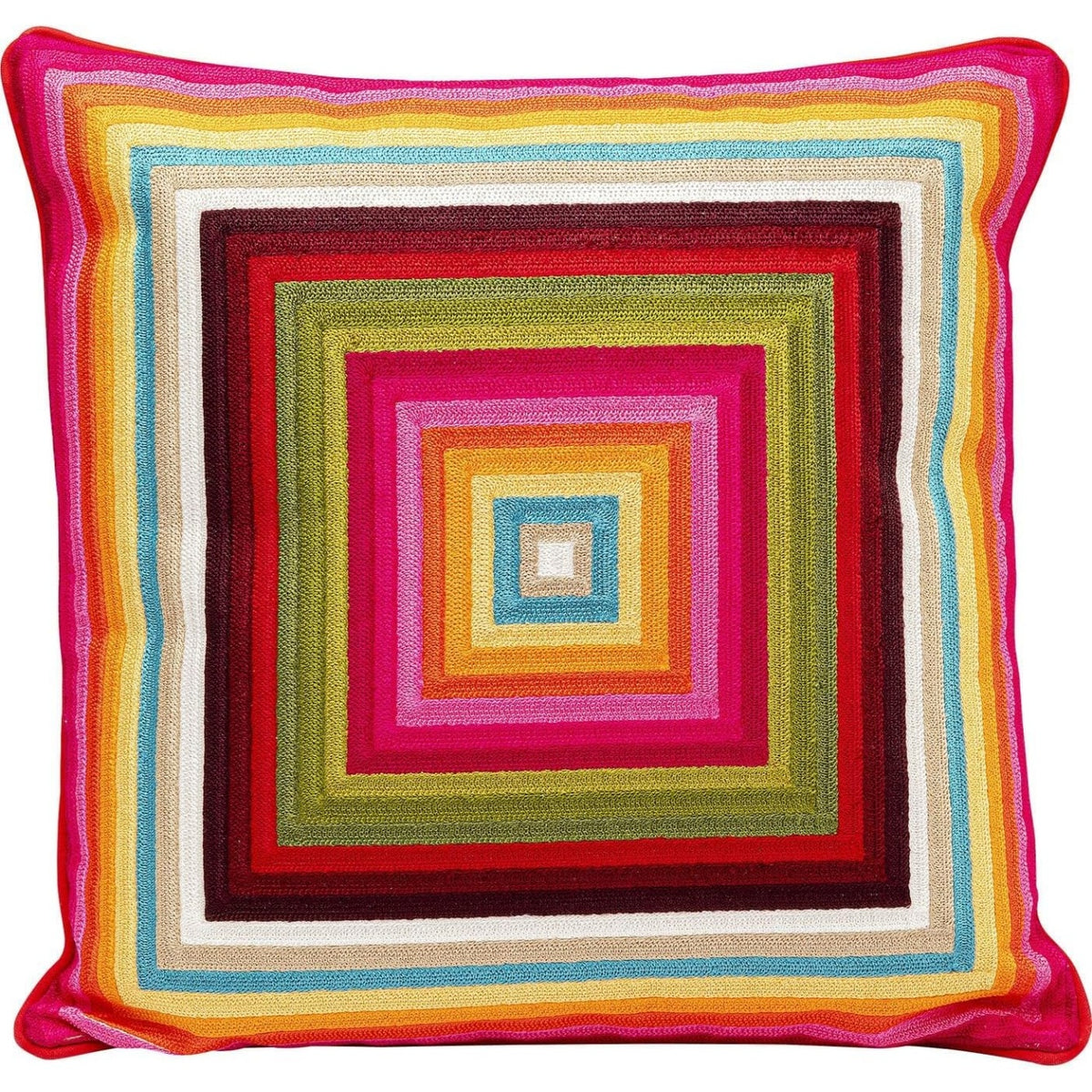 Cuscino Decorativo Geometrico Multicolore per Divano Letto e Poltrona 50 ¡Á 50 cm